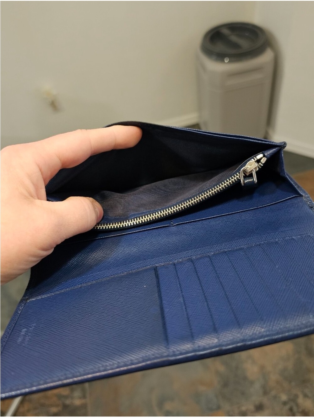 Prada Saffiano Leather Long Wallet - AUTHENTICITY CARD
INCLUDED - MSRP $830 - Picture 7 of 16
